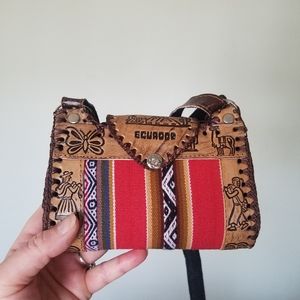 Hand tooled Equador handbag